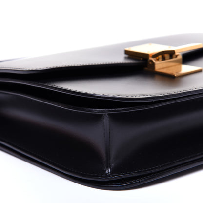 Celine Box Calfskin Medium Classic Box Flap Black 6 of 12