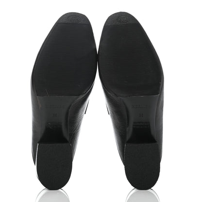 Hermes Goatskin Paradis Mules 36 Black 5 of 8