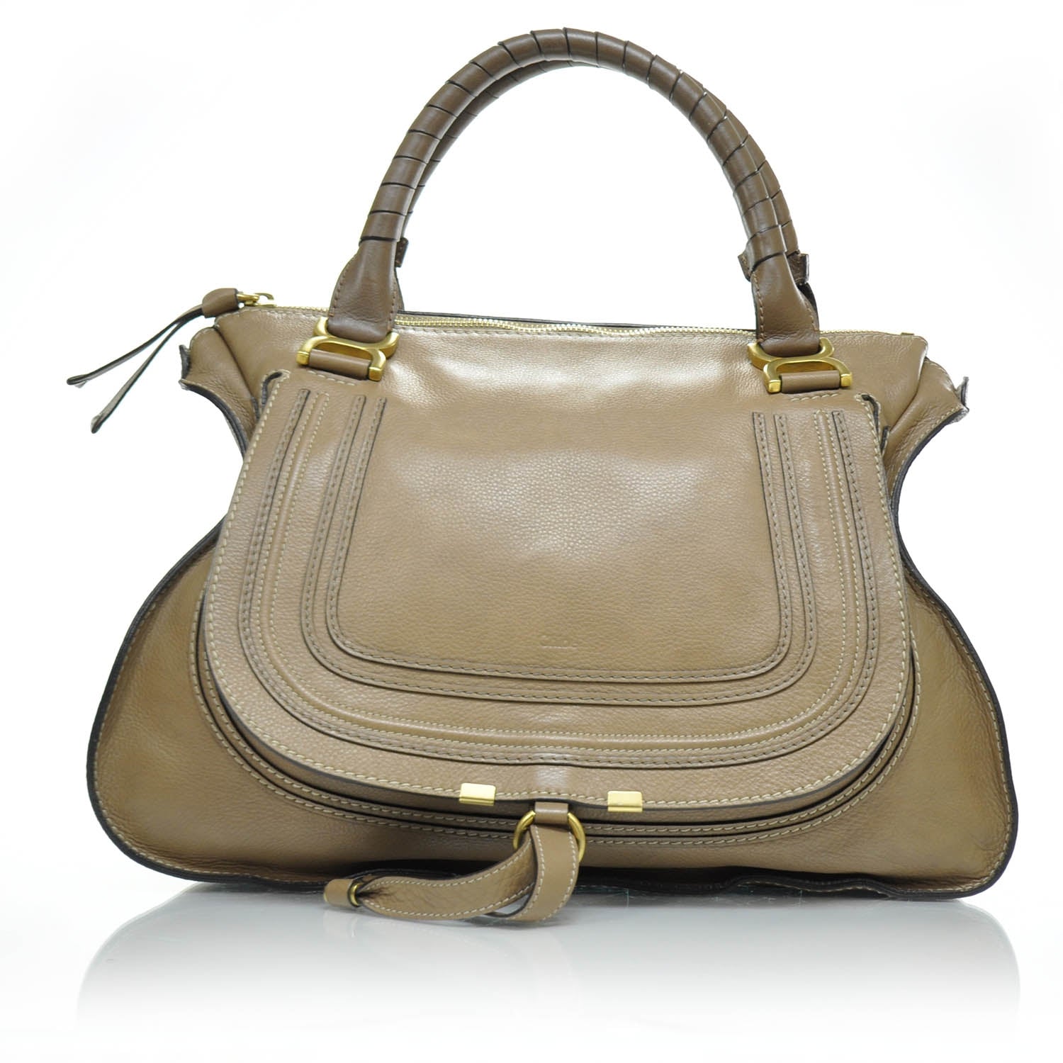 Chloe Calfskin Leather Large Marcie Satchel 1 of 9