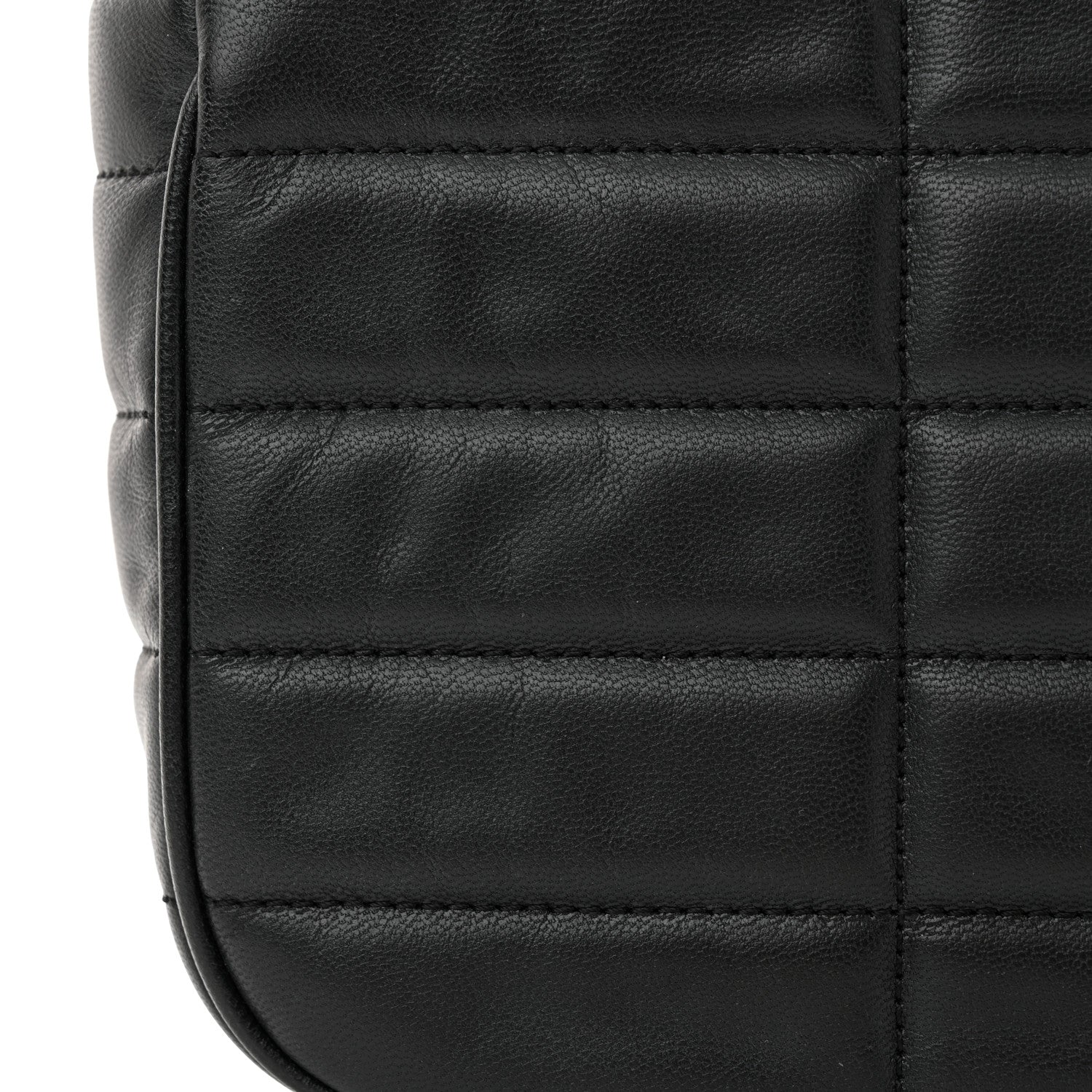 Celine Goatskin Matelasse Chain Shoulder Bag Black 16 of 17