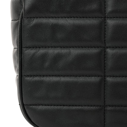 Celine Goatskin Matelasse Chain Shoulder Bag Black 16 of 17