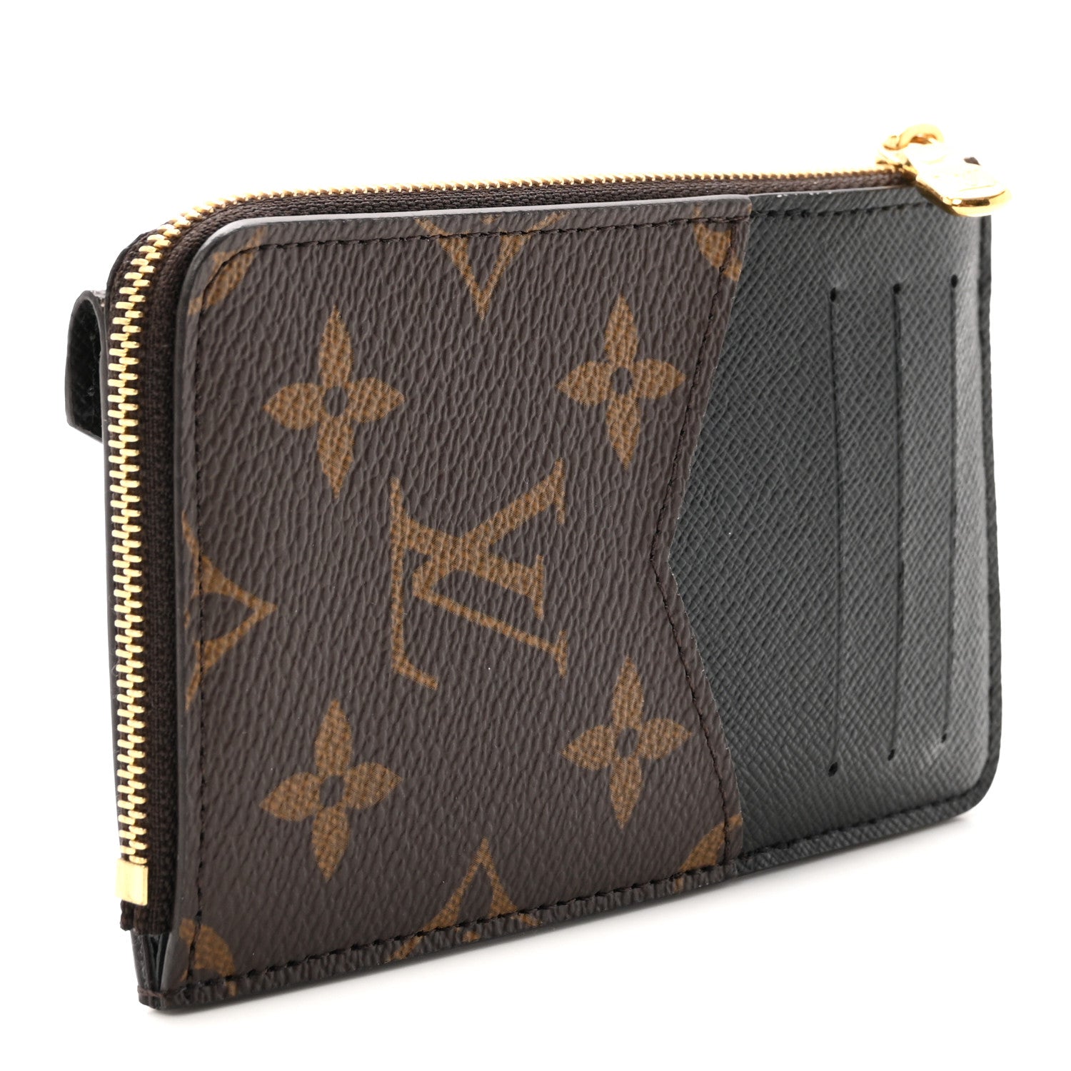Louis Vuitton Monogram Recto Verso Card Holder Black 3 of 7