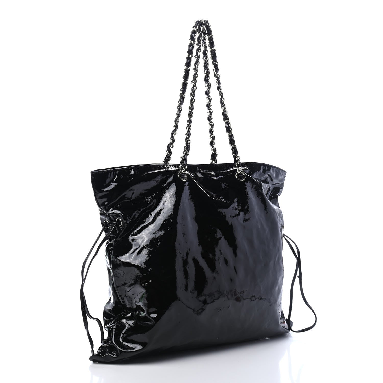 Chanel Patent Bonbons Shopper Tote Black 2 of 4