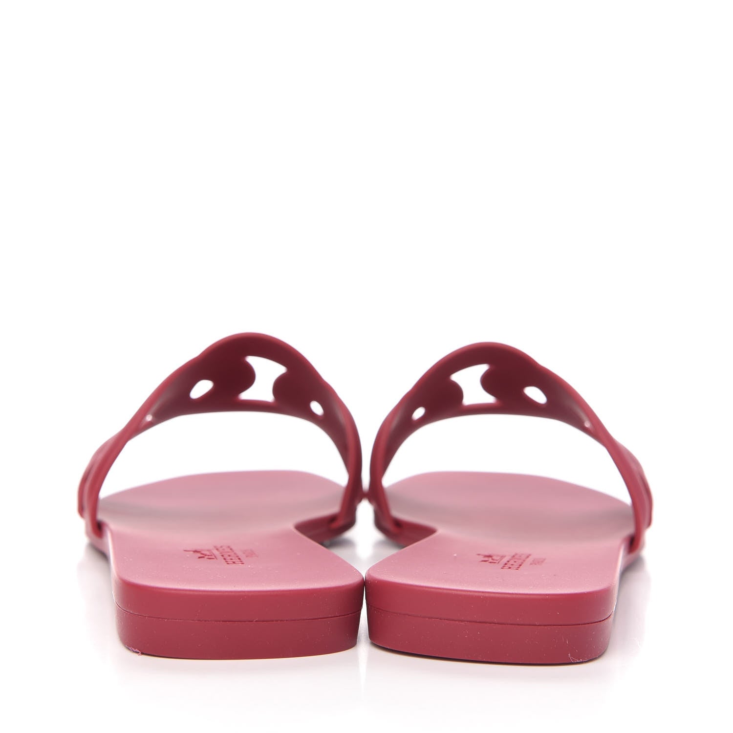 Hermes Rubber Aloha Sandals 37 Rose Baie 6 of 10