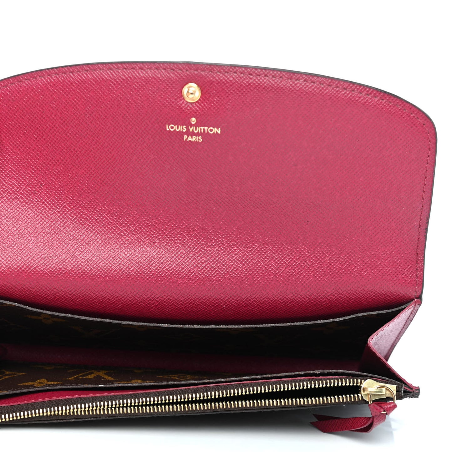 Monogram Emilie Wallet Fuchsia