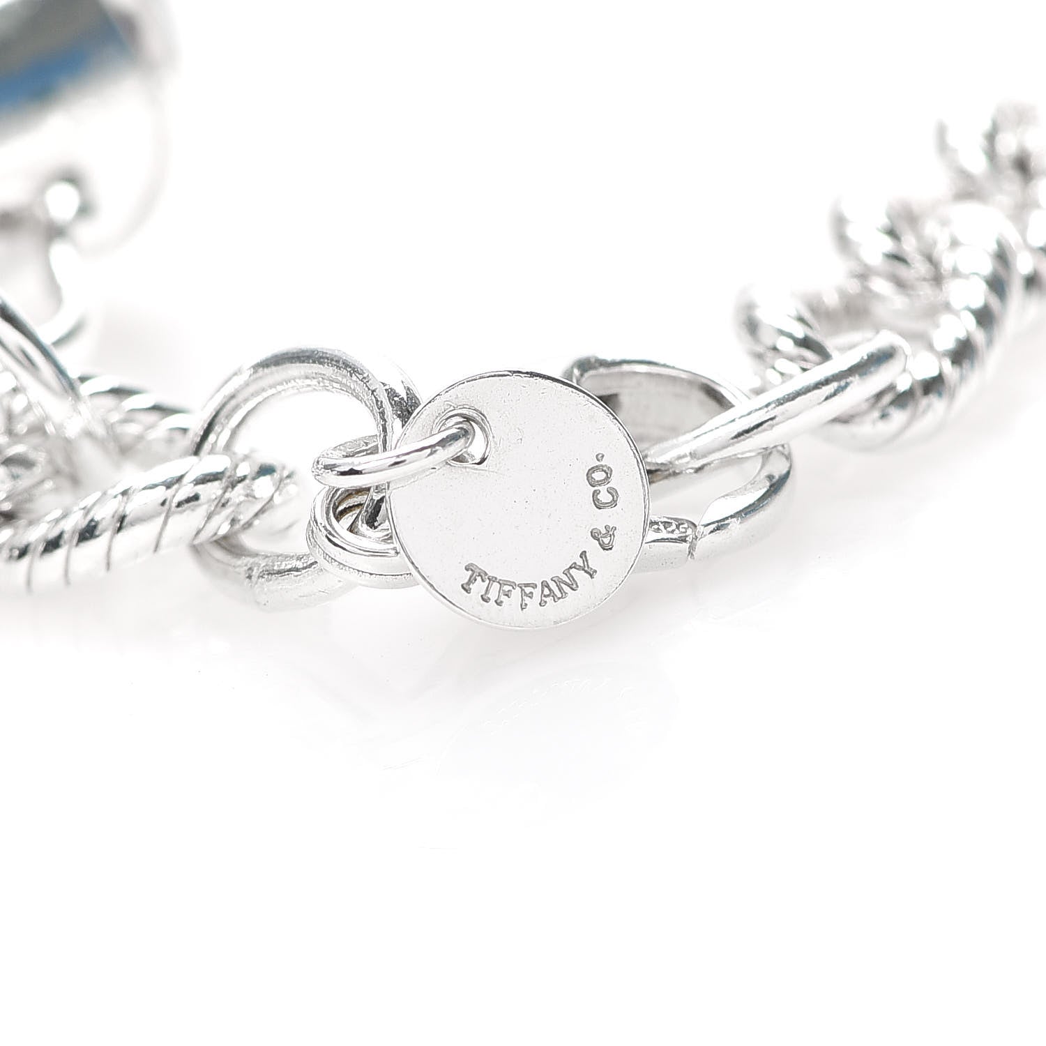 Tiffany Sterling Silver Watering Can Charm Bracelet 6 of 7