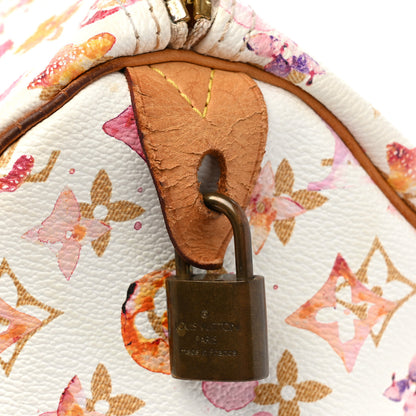 Louis Vuitton Watercolor Aquarelle Speedy 35 White 14 of 24