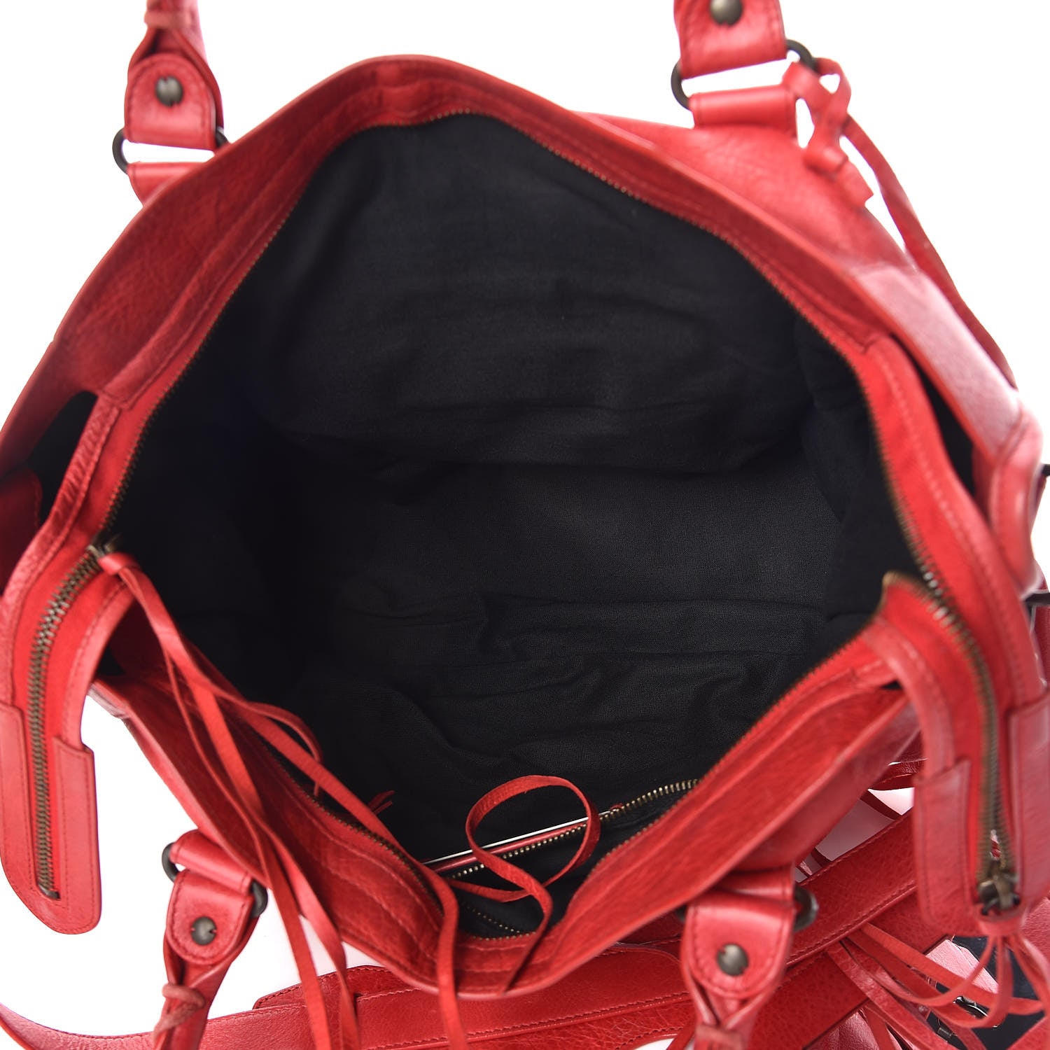 Balenciaga Agneau Classic Hardware City Rouge Coquelicot 6 of 15