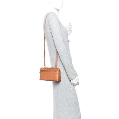 Loro Piana Ostrich L19 Extra Pocket Pouch Cognac 2 of 10