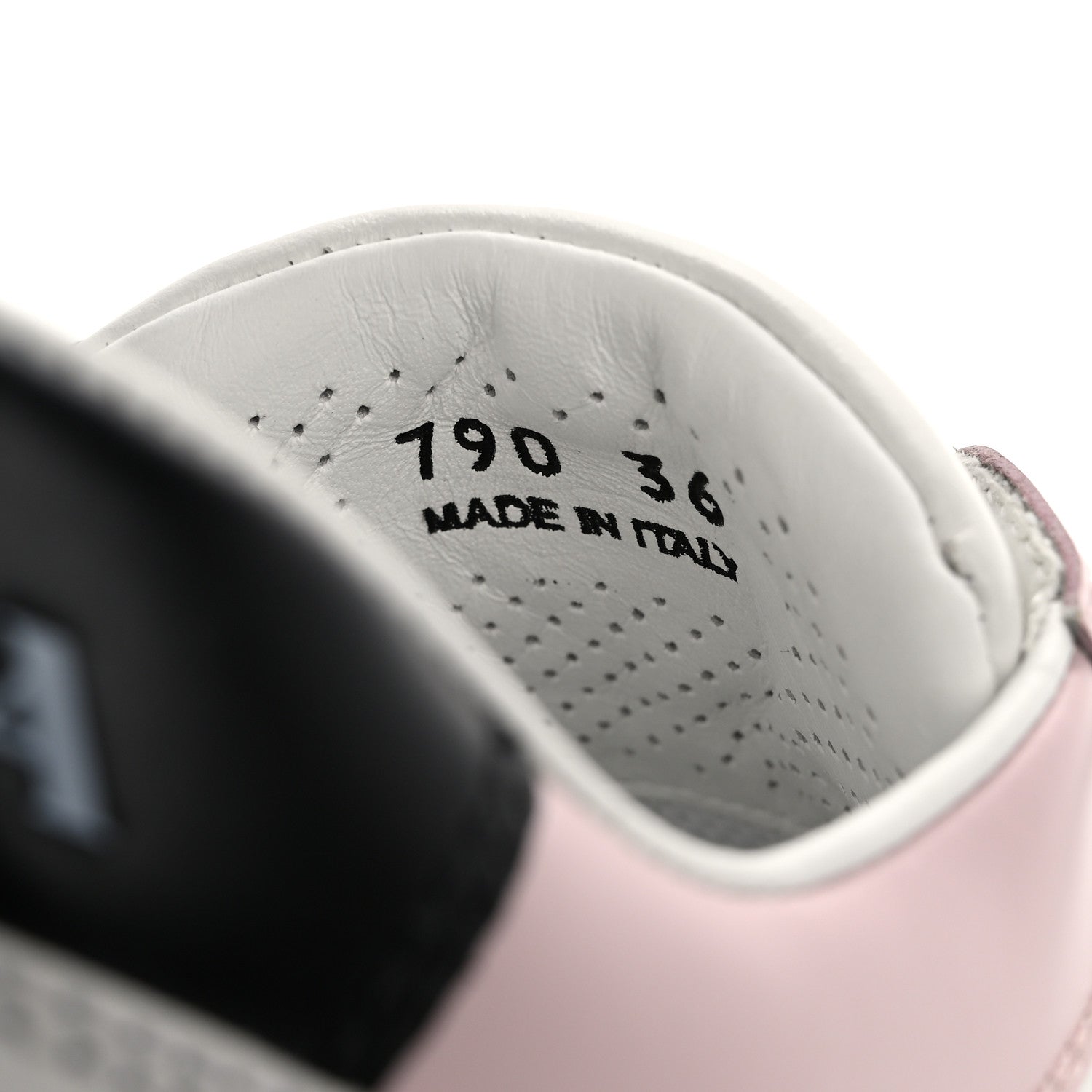 Prada Vitello Sport Spazzolato Rois Rubber Triangle Logo Perforated Womens District Low Top 30mm Sneakers 36 White Alabastro 9 of 16