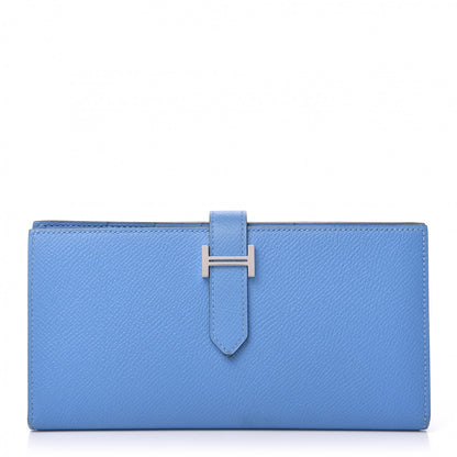 Hermes Epsom Bearn Gusset Wallet Paradis 1 of 11