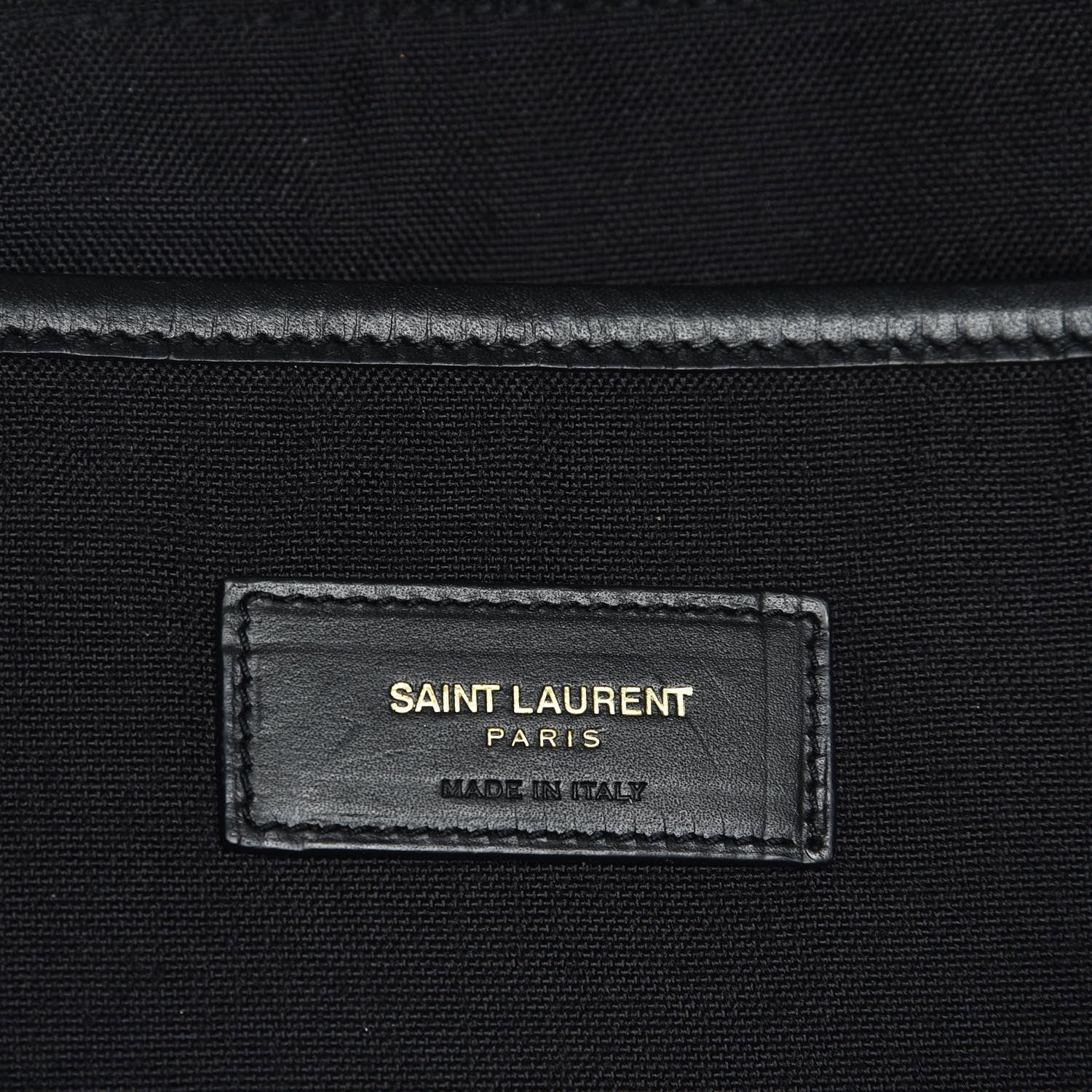 Saint Laurent Nylon Metallic Hunting Backpack Gold 6 of 10