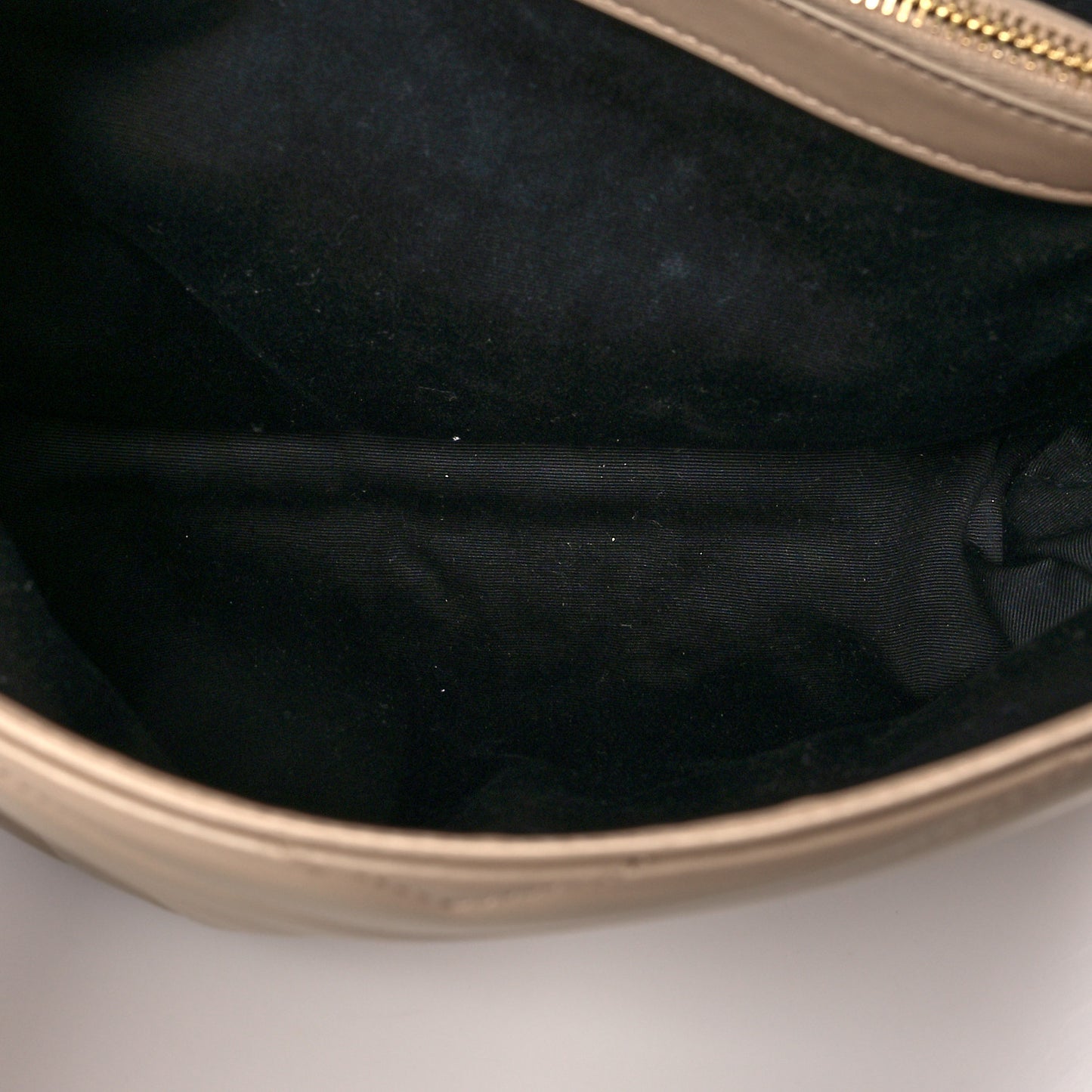 Calfskin Y Quilted Monogram Medium Loulou Chain Satchel Dark Beige