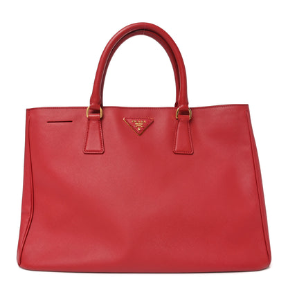 Prada Saffiano Lux Large Tote Fuoco 1 of 9