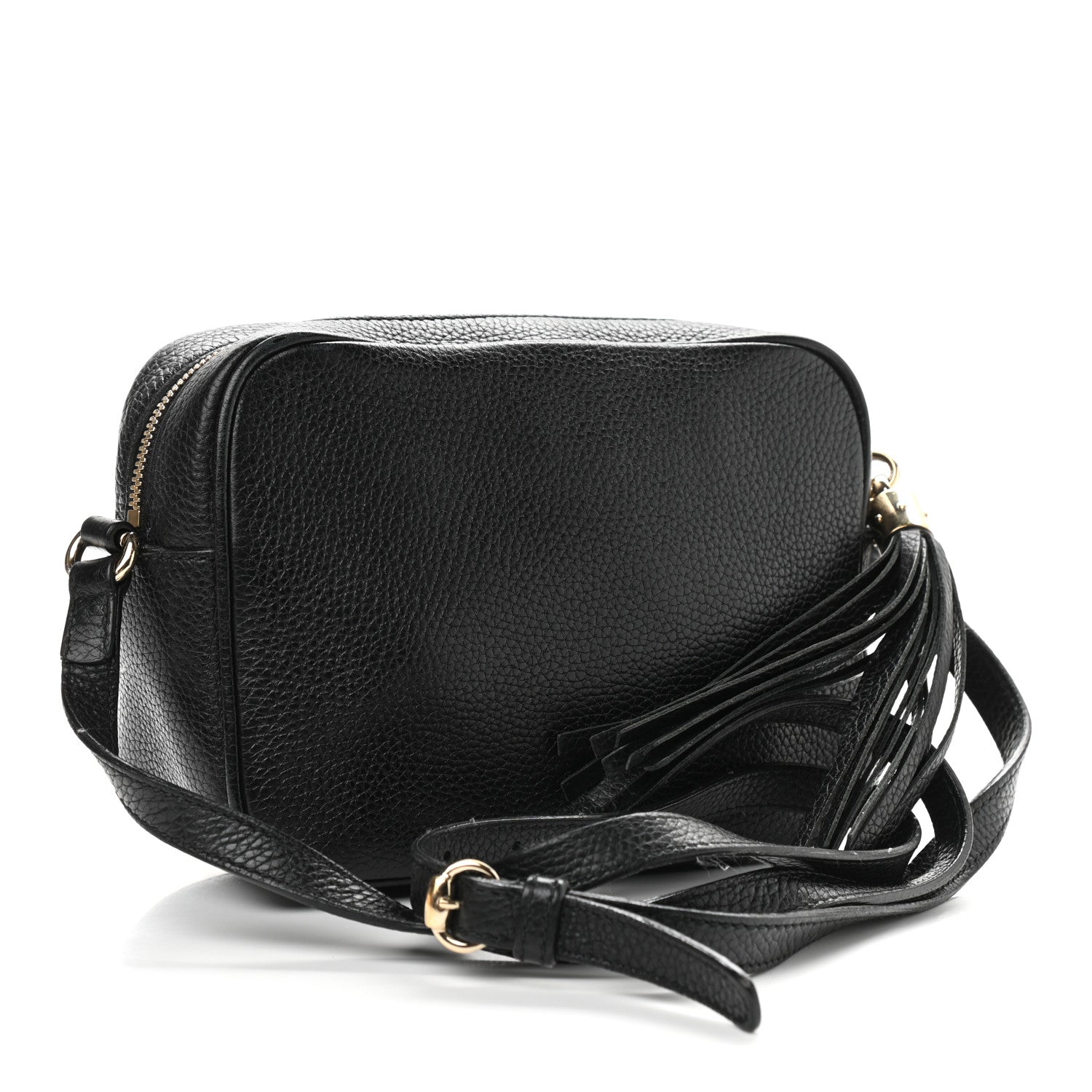 Gucci Pebbled Calfskin Small Soho Disco Bag Black 3 of 16