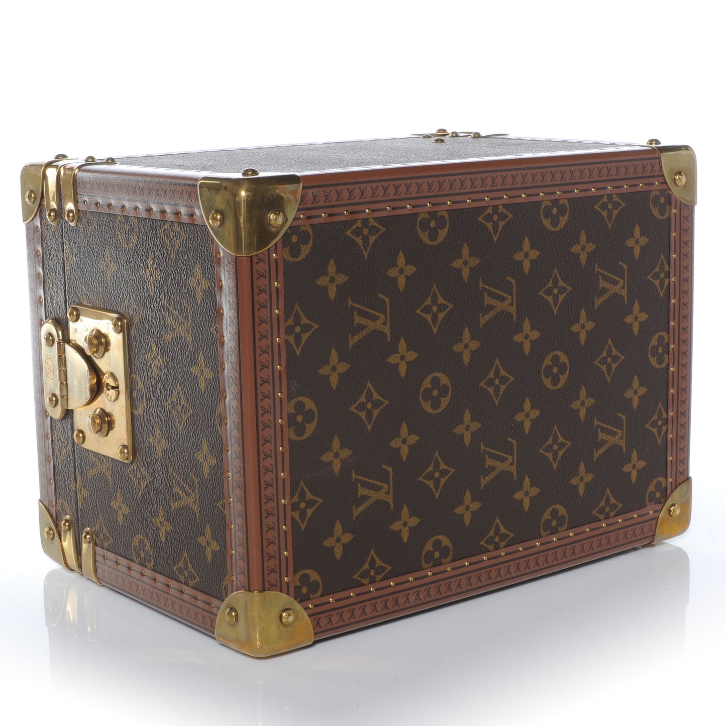 Monogram Boite Flacons Lozine Beauty Train Trunk Case