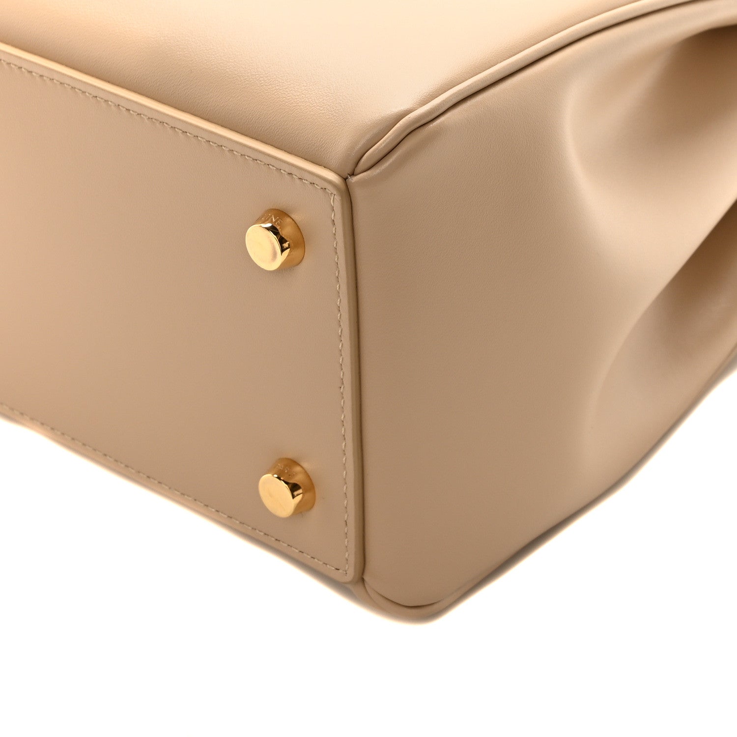 Celine Satinated Calfskin Small 16 Top Handle Bag Nude 10 of 10