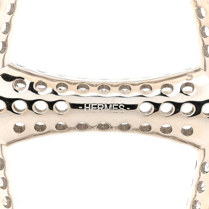 Hermes Palladium Chaine D'Ancre Perforee Scarf Ring 3 of 3