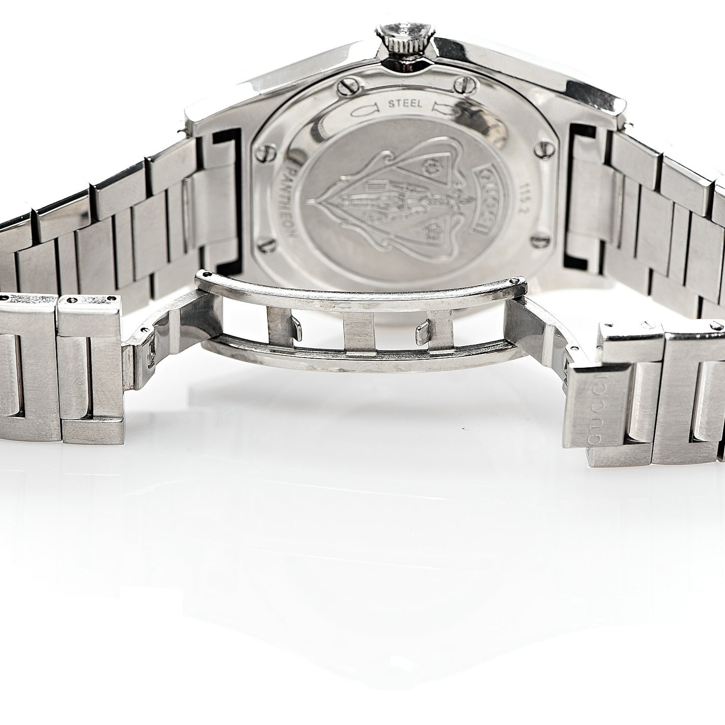 Stainless Steel 44mm Pantheon Quartz Watch