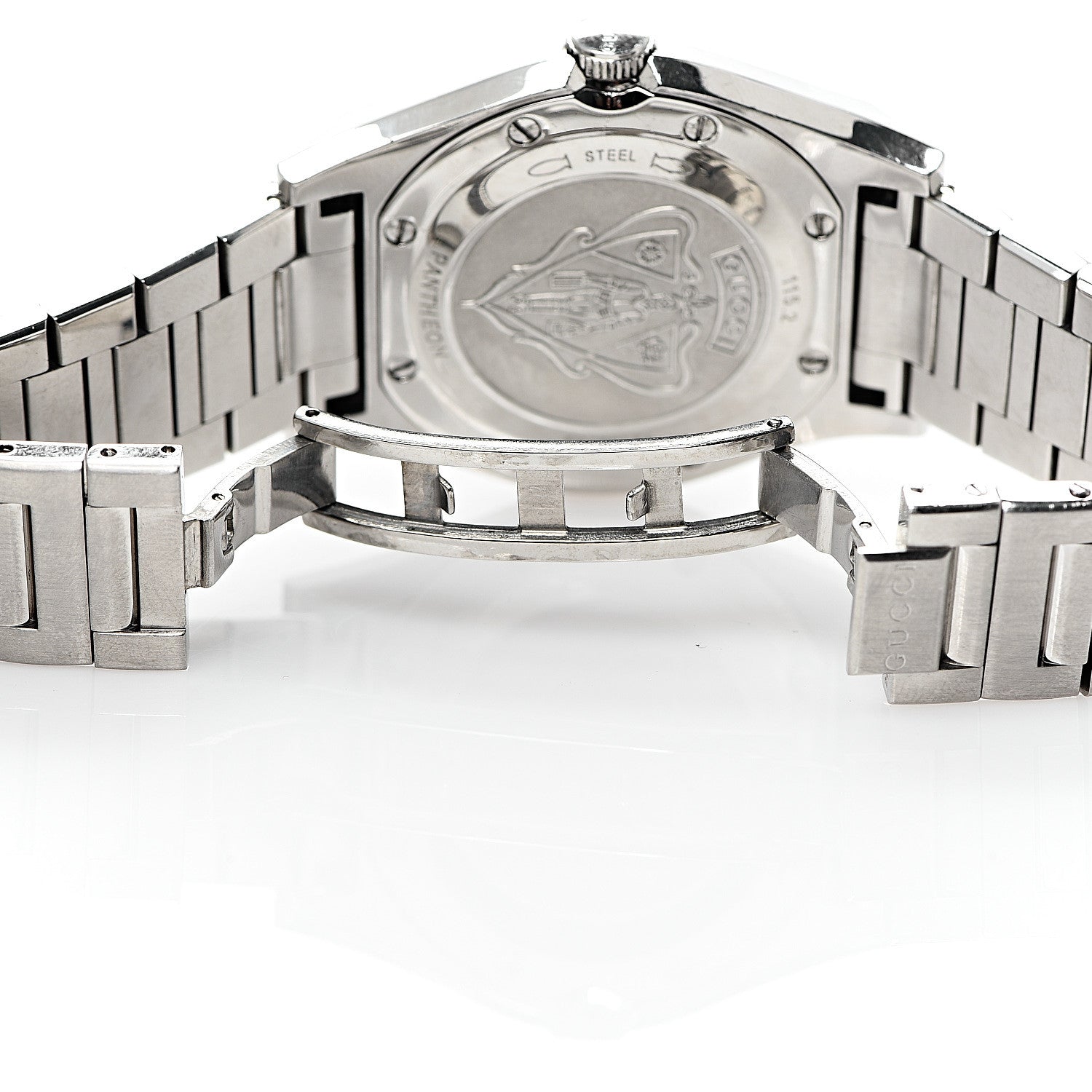 Gucci Stainless Steel 44mm Pantheon Quartz Watch 5 of 5