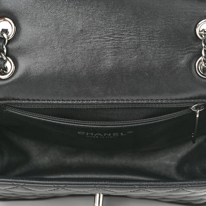 Chanel Lambskin Patent Quilted Twist Mini Flap Black 5 of 11
