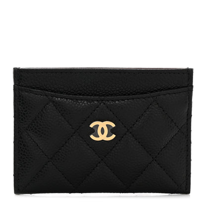 Chanel Caviar Quilted Card Holder Black 1 of 9