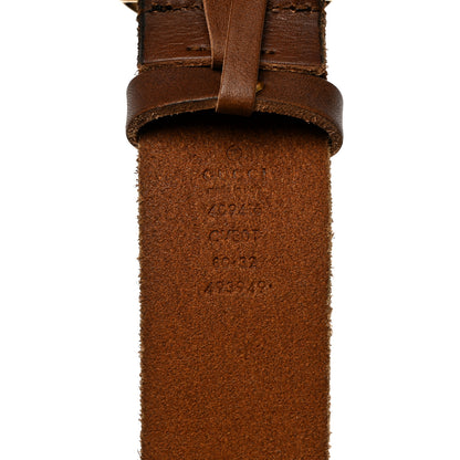 Gucci Faded Calfskin Double G 40mm Belt 80 32 Cuir 5 of 6