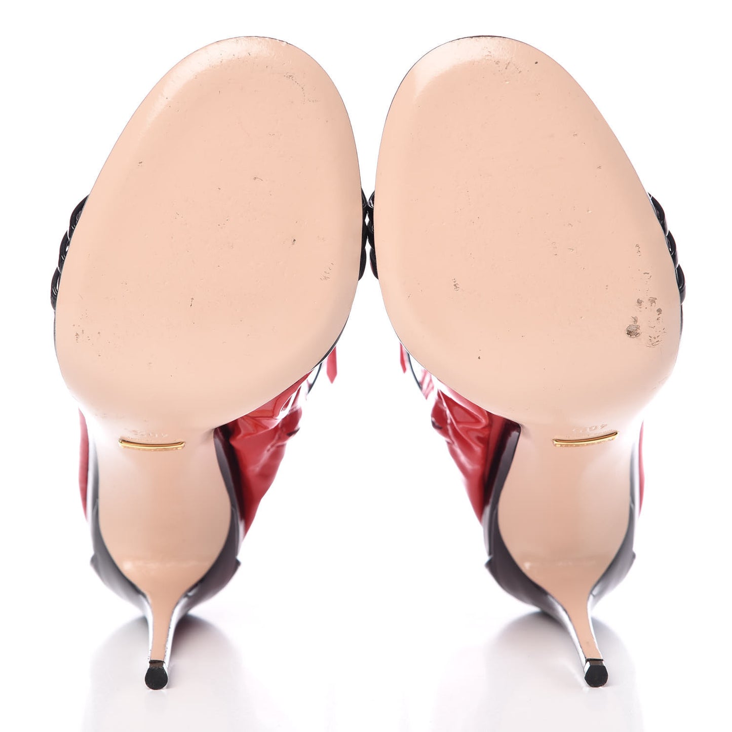 Patent Strappy Removable Sock Sandals 40.5 Skin Hibiscus Red Black
