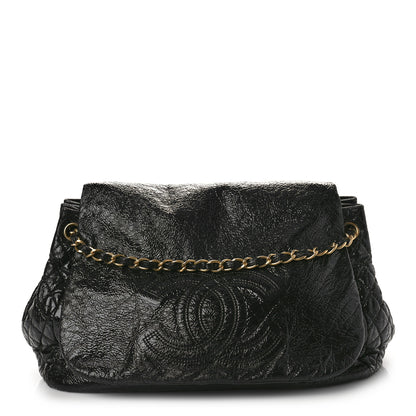 Chanel Vinyl XL Rock and Chain Flap Black 1 of 11