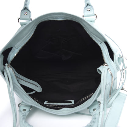 Balenciaga Agneau Classic Silver Hardware City Maldives 6 of 12