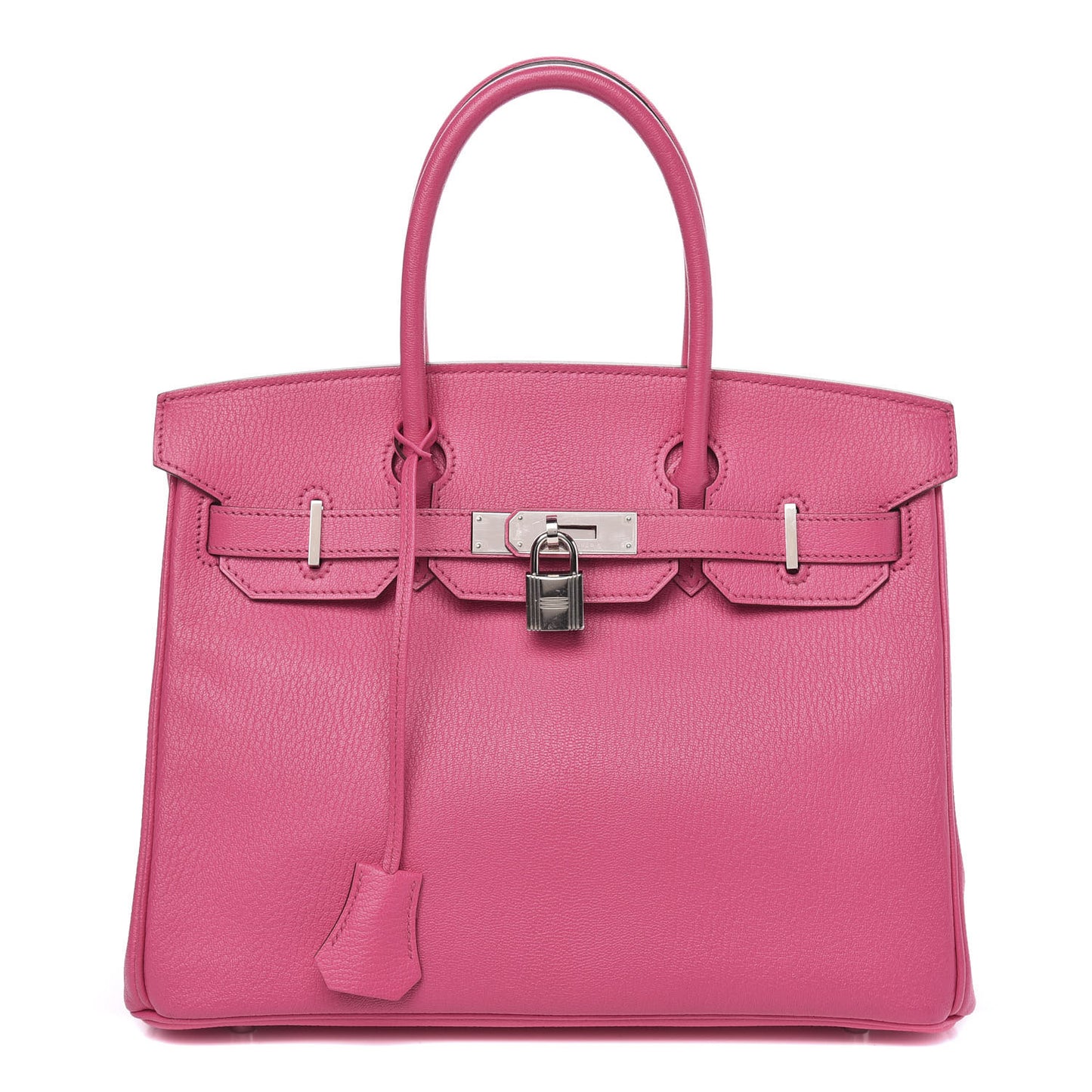 Chevre Mysore Birkin 30 Rose Shocking