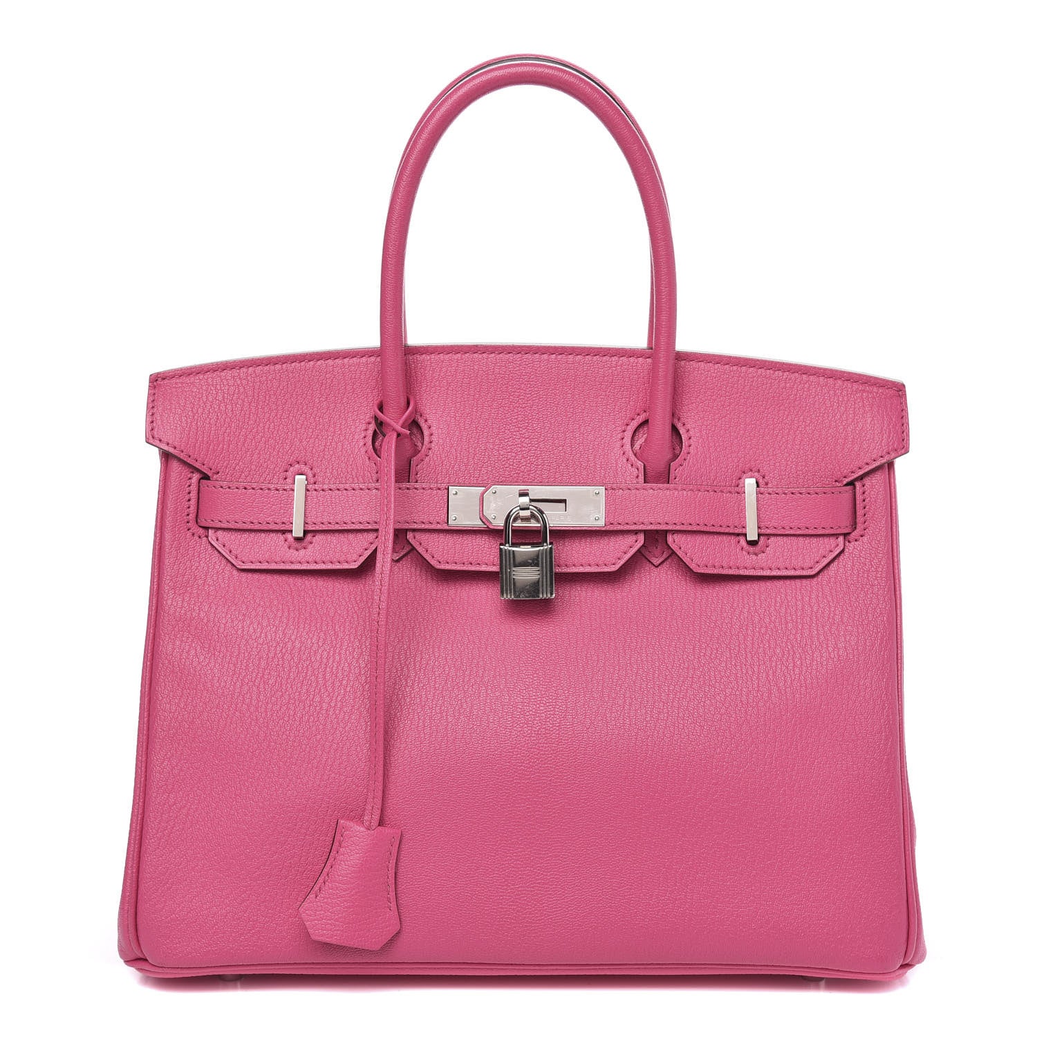 Hermes Chevre Mysore Birkin 30 Rose Shocking 1 of 9