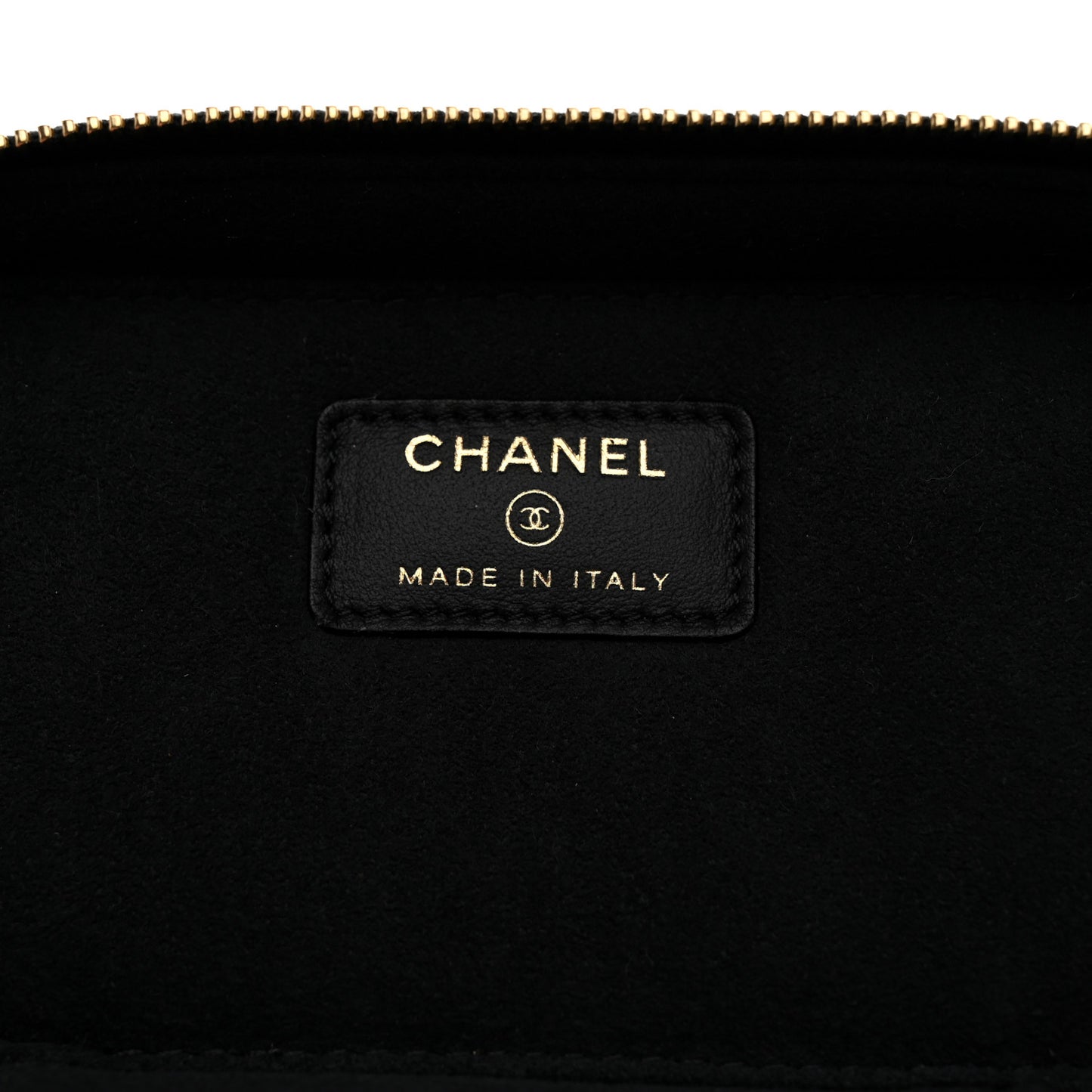 Caviar Quilted Watch Case Black