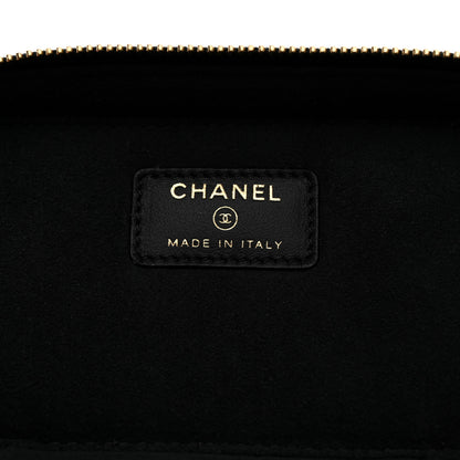 Chanel Caviar Quilted Watch Case Black 7 of 8