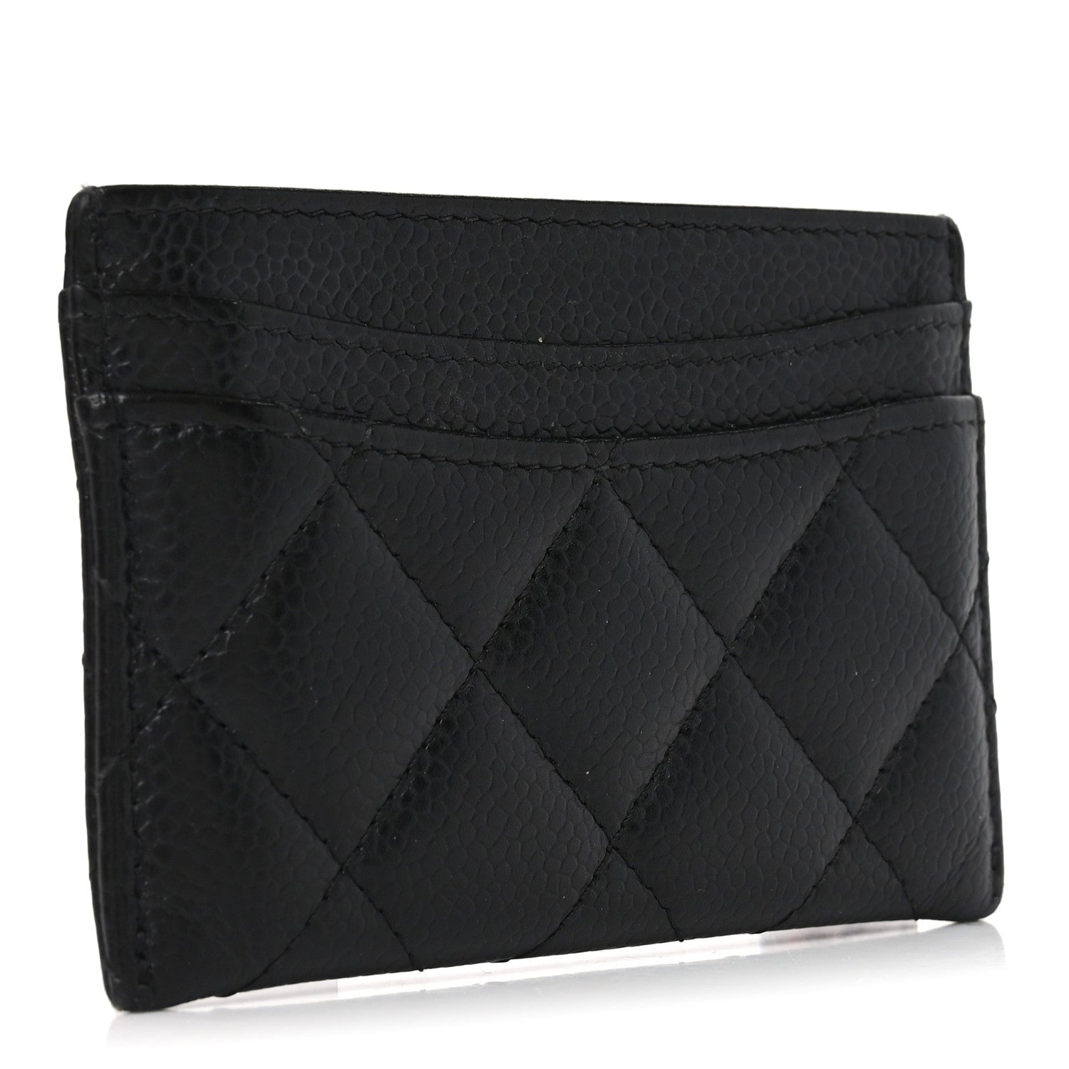 Chanel Caviar Quilted Card Holder Black 3 of 10