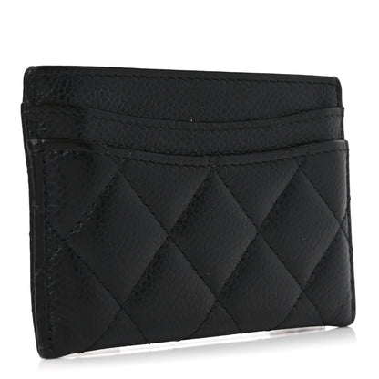 Chanel Caviar Quilted Card Holder Black 3 of 10