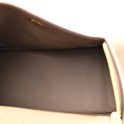 Hermes Taurillon Clemence Mini Lindy 20 Etoupe 4 of 10