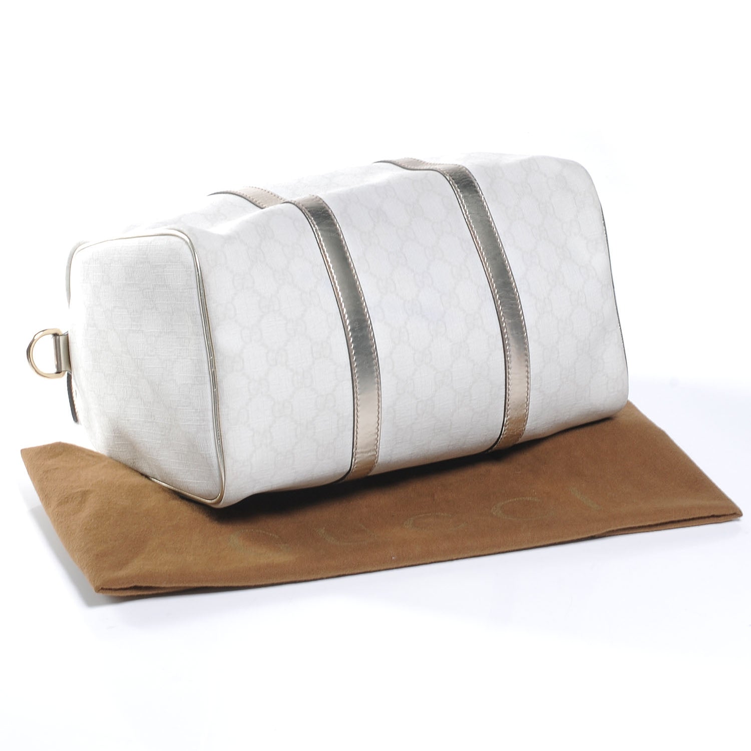 Gucci Monogram Medium Joy Boston Metallic 4 of 7