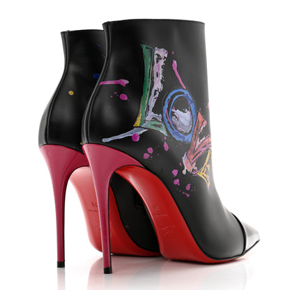 Christian Louboutin Calfskin In Love 100 Booties 38 Black 4 of 7