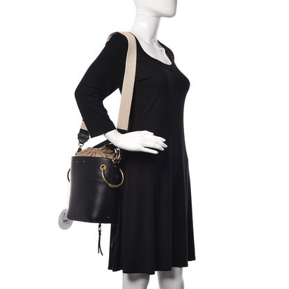 Chloe Smooth Calfskin Small Roy Bucket Bag Black 2 of 10
