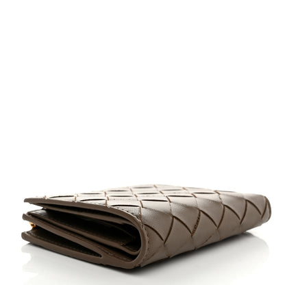Bottega Veneta Nappa Intrecciato Bifold Zip Wallet Pinecone 4 of 7