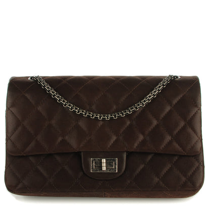 Chanel Iridescent Calfskin Quilted 2.55 Reissue 227 Flap Dark Brown 1 of 7