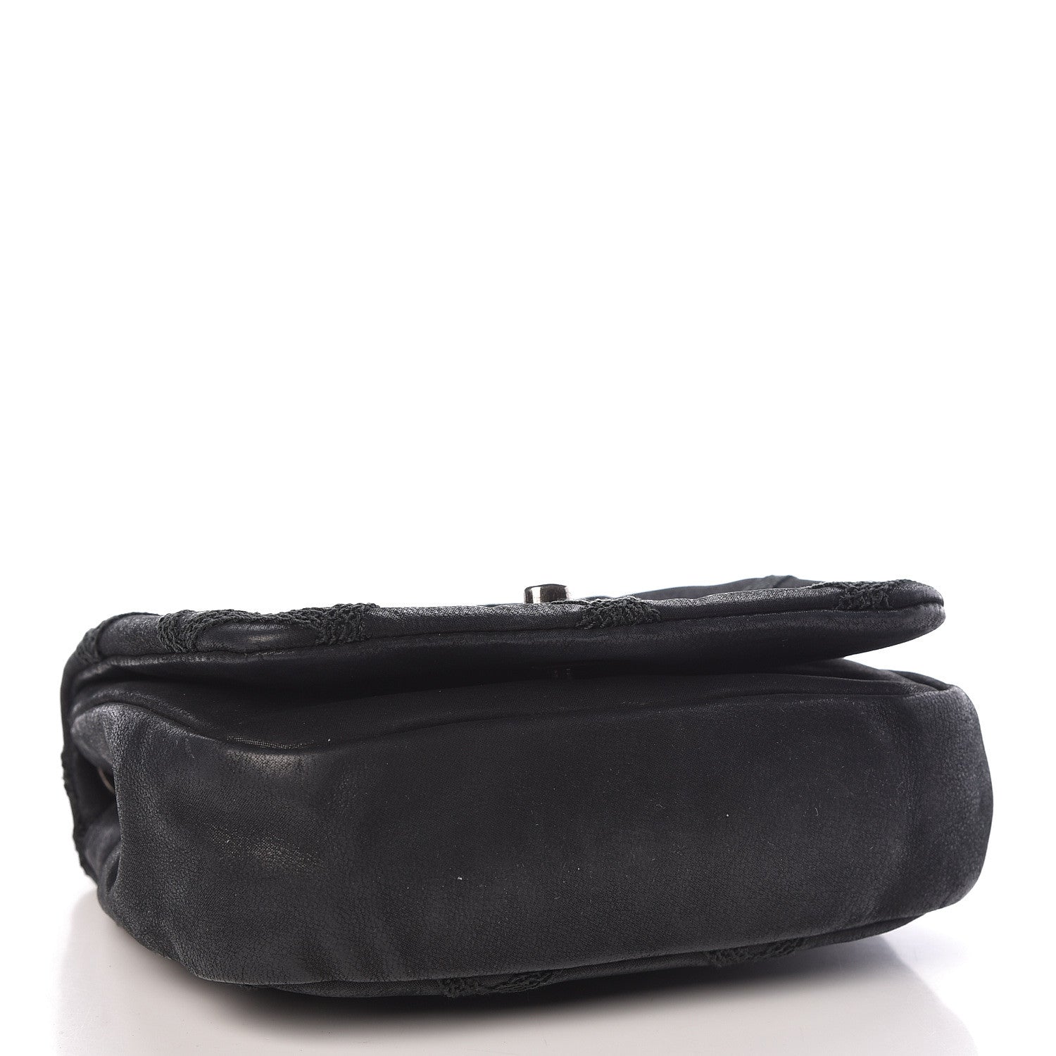 Chanel Iridescent Calfskin Diamond Embroidered Mini Flap Black 4 of 10