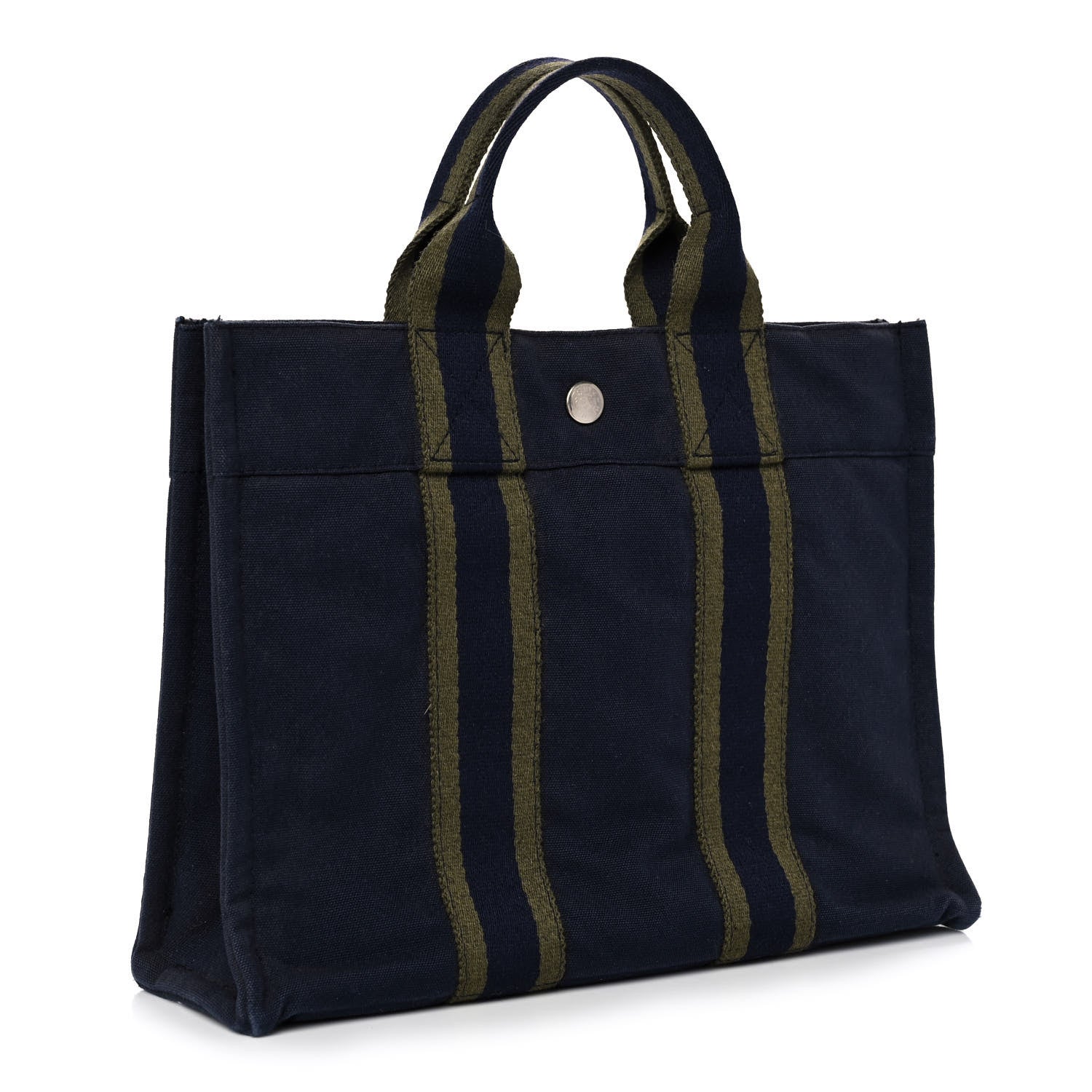Hermes Canvas Fourre Tout PM Navy 3 of 10