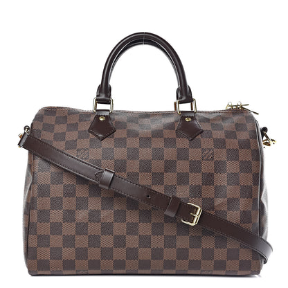 Louis Vuitton Damier Ebene Speedy Bandouliere 30 1 of 15
