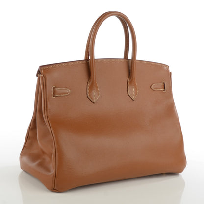 Hermes Courchevel Birkin 35 Gold 3 of 20