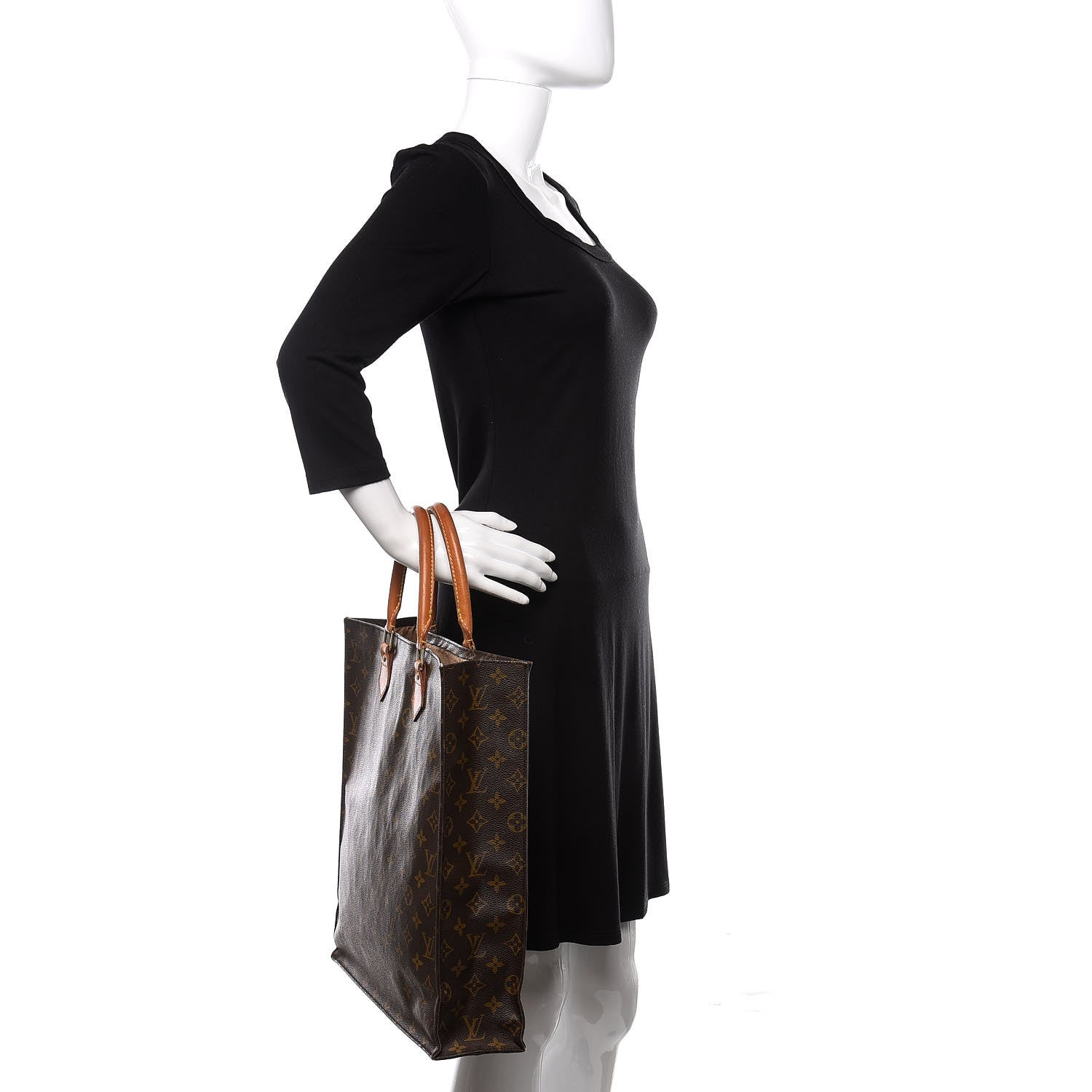 Louis Vuitton Monogram Sac Plat 2 of 21