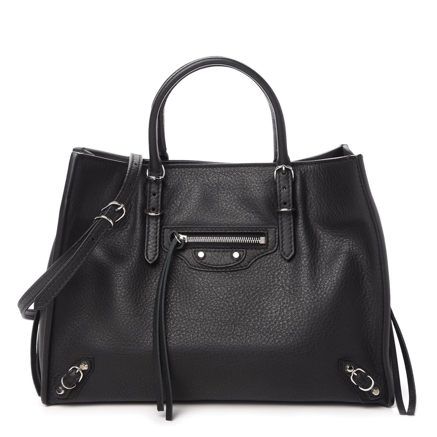 Veau Papier A6 Zip Around Tote Black