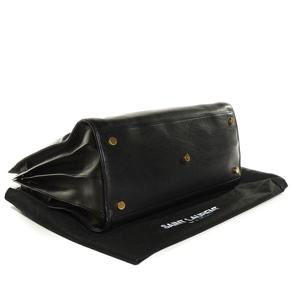Saint Laurent Calfskin Large Sac de Jour Carryall Black 4 of 9