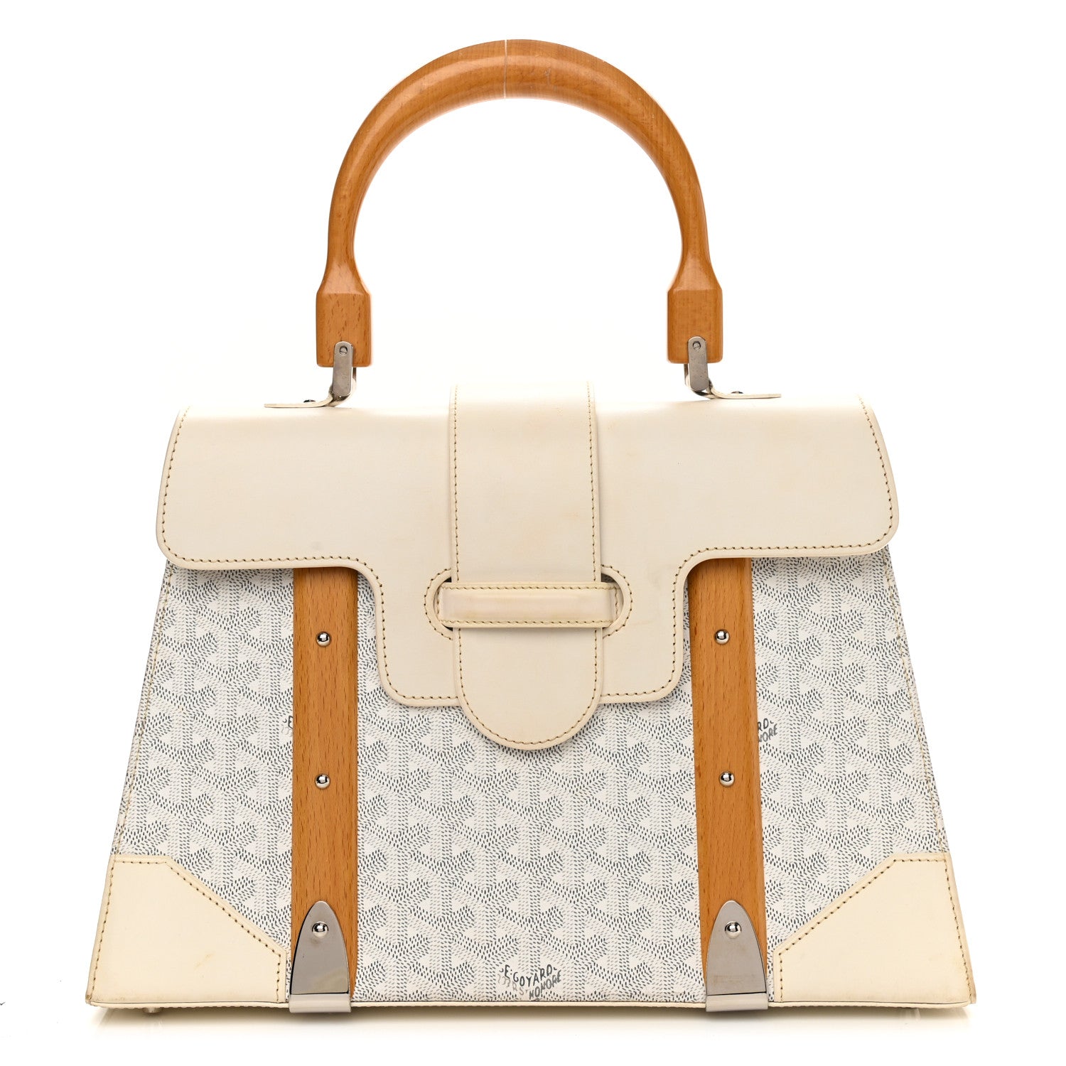 Goyard Goyardine Saigon MM White 1 of 18